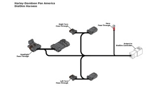 Adaptateur câble DENALI DialDim Plug & Play - Harley Davidson Pan America 1250