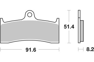 BRAKE PAD CAR/CER