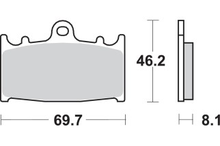 BRAKE PAD CARBON RACE