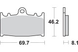 BRAKE PAD CARBON RACE