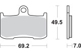 BRAKE PAD CARBON RACE