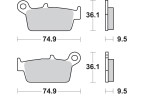 BRAKE PAD SINT/CAR OFF