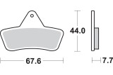 BRAKE PAD SINT ATV