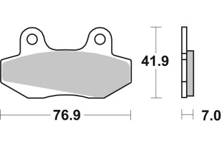 BRAKE PAD CAR/CER