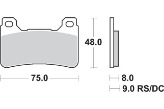 BRAKE PAD SINT FR