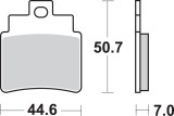 BRAKE PAD SINT/CAR OFF