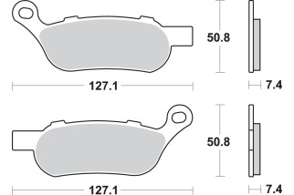 BRAKE PAD SINT REAR