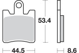 BRAKE PAD SINT FR