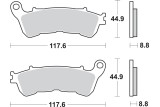 BRAKE PAD SINT FR