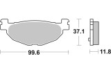 BRAKE PAD SINT SCOOT