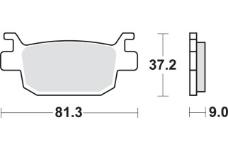 BRAKE PAD CAR/CER SCOOT