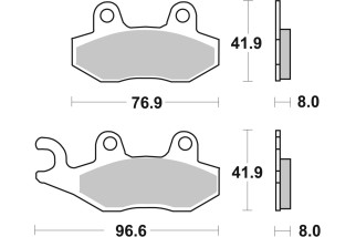 BRAKE PAD SINT SCOOT