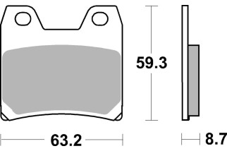 BRAKE PAD SINT REAR