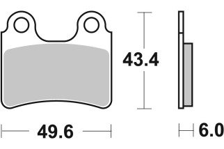 BRAKE PAD CAR/CER