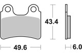 BRAKE PAD CAR/CER