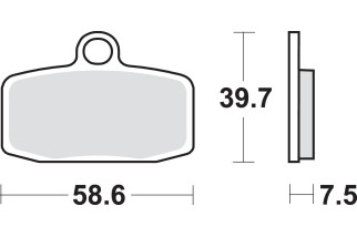 BRAKE PAD SINT OFF RACE