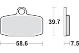 BRAKE PAD SINT OFF RACE