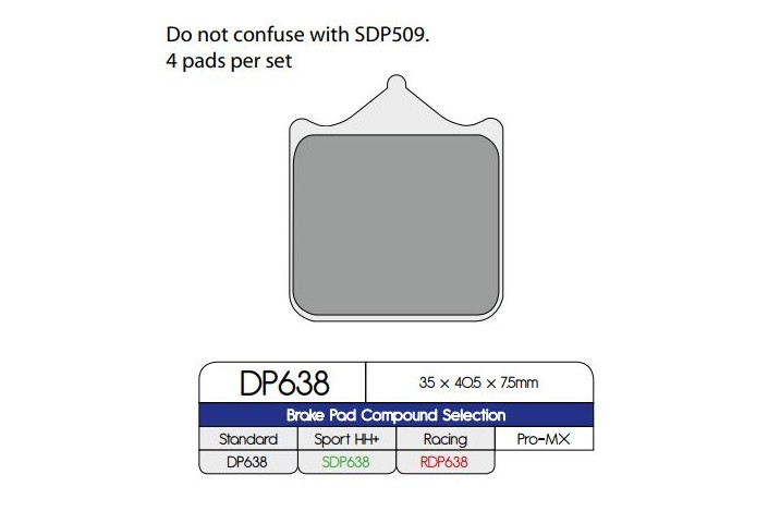 BRAKE PAD SINTERED