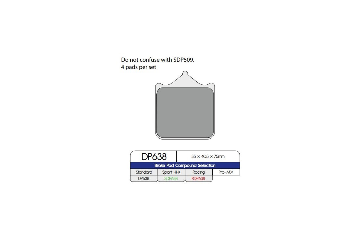 BRAKE PAD SINTERED