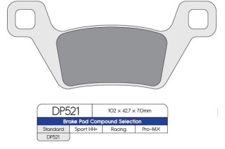 BRAKE PAD SINTERED