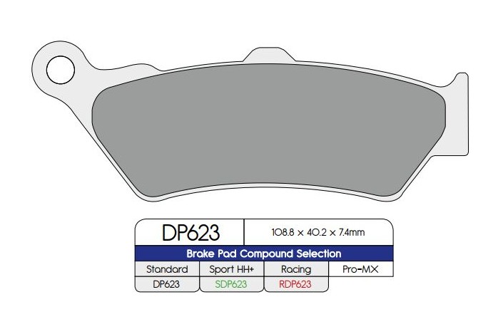 BRAKE PAD SINTERED HH+