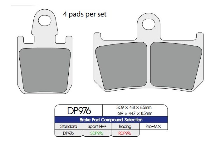 BRAKE PAD SINTER