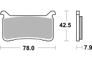 BRAKE PAD SINT FR