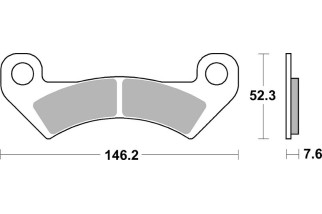 BRAKE PAD SINT ATV