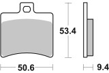 BRAKE PAD SINT SCOOT