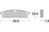 BRAKE PAD SINT OFF RACE