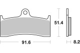 BRAKE PAD SINT ST/RA