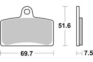 BRAKE PAD SINT FR