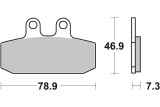 BRAKE PAD SINT SCOOT