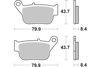 BRAKE PAD SINT SCOOT