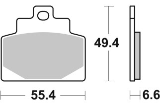 BRAKE PAD SINT SCOOT