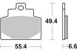 BRAKE PAD SINT SCOOT