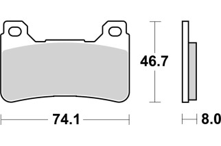 BRAKE PAD SINT RACE