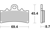 BRAKE PAD SINT SCOOT