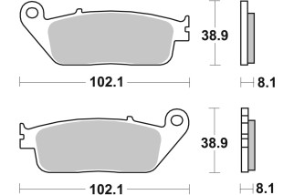 BRAKE PAD SINT ST/RA