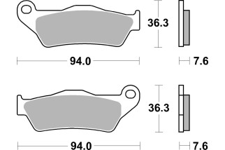 BRAKE PAD SINT SCOOT