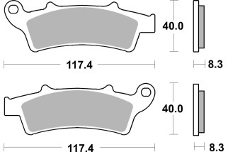 BRAKE PAD SINT SCOOT