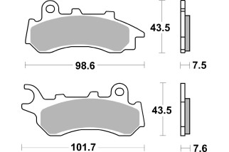 BRAKE PAD SINT SCOOT