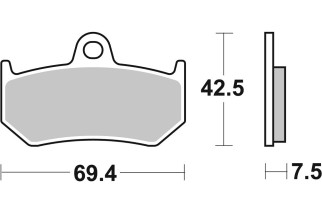 BRAKE PAD SINT REAR