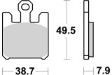 BRAKE PAD SINT ST/RA