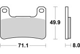 BRAKE PAD SINT RACE