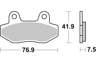 BRAKE PAD SINT FR