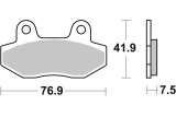 BRAKE PAD SINT FR