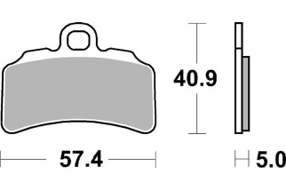 BRAKE PAD SINT OFF RACE