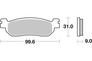 BRAKE PAD SINT SCOOT