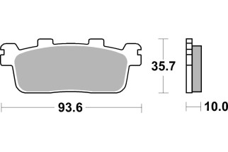 BRAKE PAD SINT SCOOT